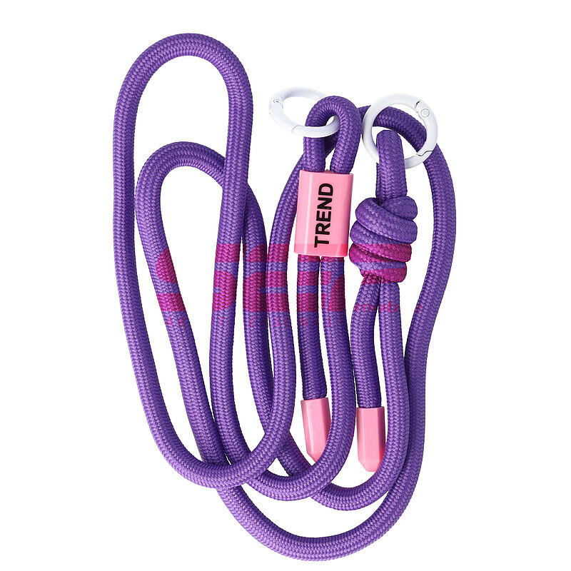 Snur textil dublu telefon mobil ELECTRIC PURPLE