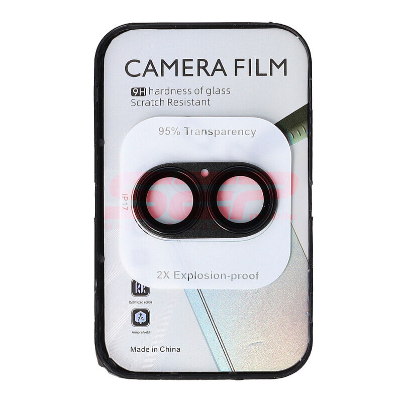 Protectie sticla Metal Full Cover camera foto Apple iPhone 17 Black