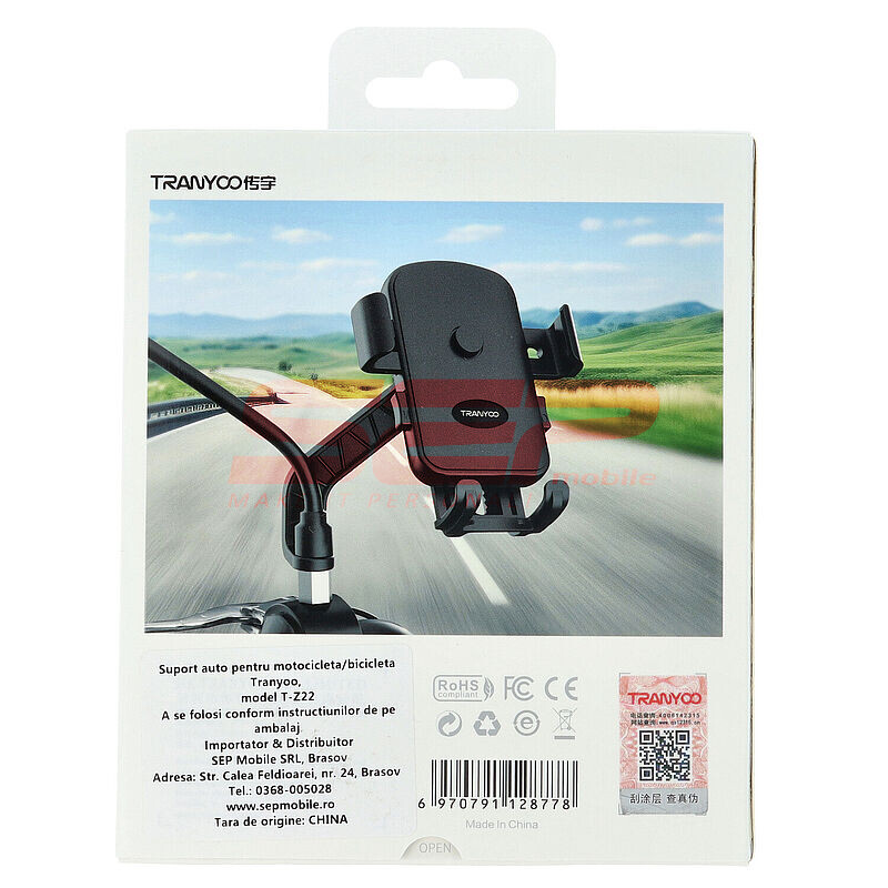 Suport telefon mobil pentru motocicleta Tranyoo T-Z22