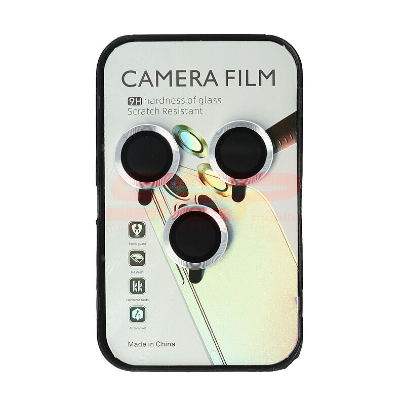 Protectie sticla Metal camera foto Apple iPhone 18 Pro Max Silver