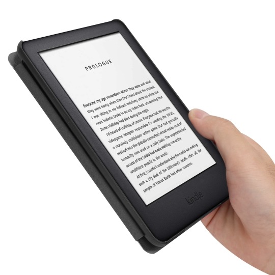 Husă flip cover Tech-Protect pentru Amazon Kindle 11 2022 / 12 2024, neagră