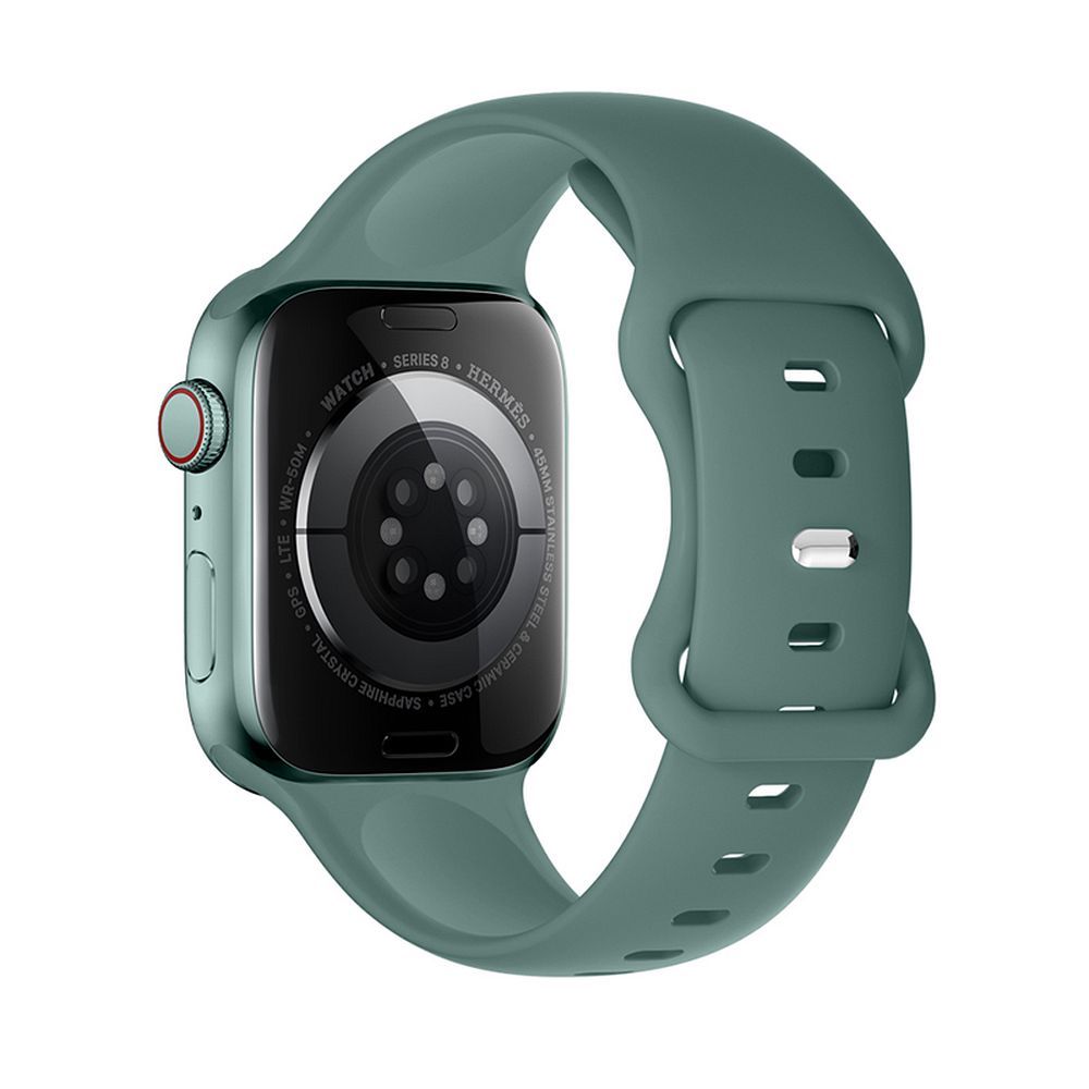 Curea din silicon hoco. pentru Apple Watch 42 / 44 / 45 / 49 mm, verde