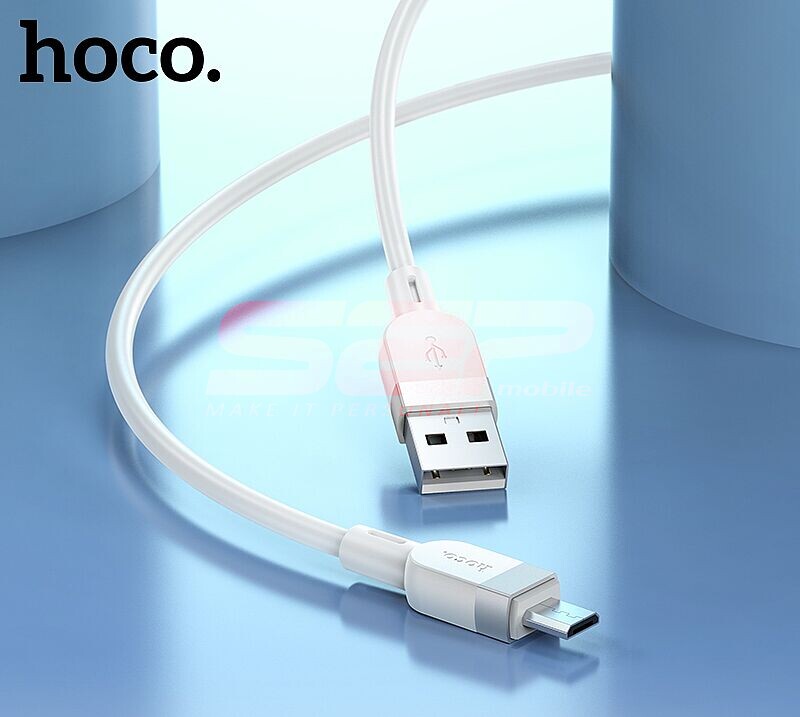 Cablu date soft silicone USB - Micro-USB 2.4A Hoco X109