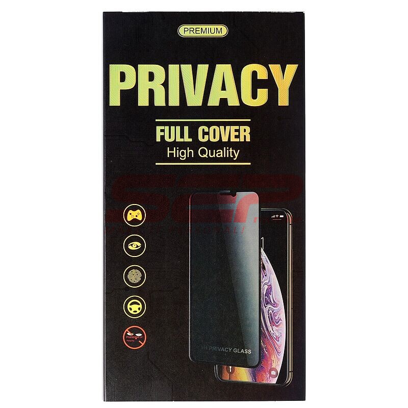 Geam protectie display sticla PRIVACY Full Glue Apple iPhone 13 Pro Max