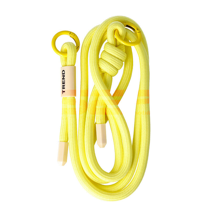 Snur textil dublu telefon mobil YELLOW