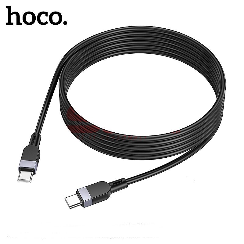 Cablu date soft silicone Type-C - Type-C 60W Hoco X109 2 Metri BLACK