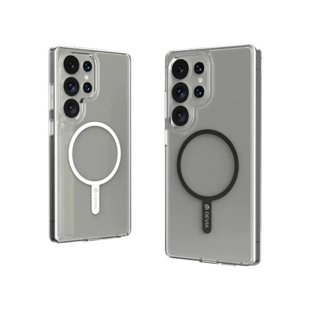 Set 2 inele MagSafe DEVIA pentru husă (negru + alb)