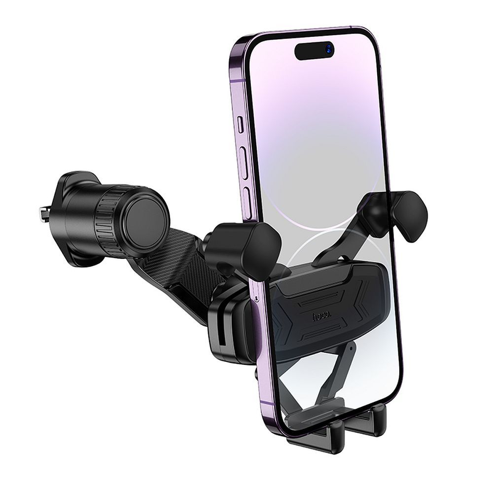 Suport auto pentru telefon Hoco Gravity pentru grilă H66, negru