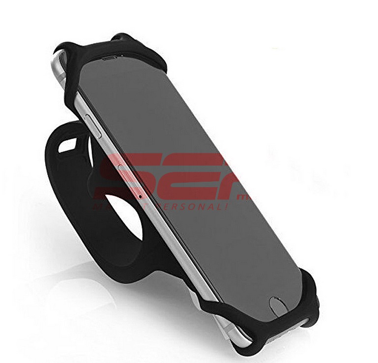 Suport telefon mobil din silicon pentru bicicleta