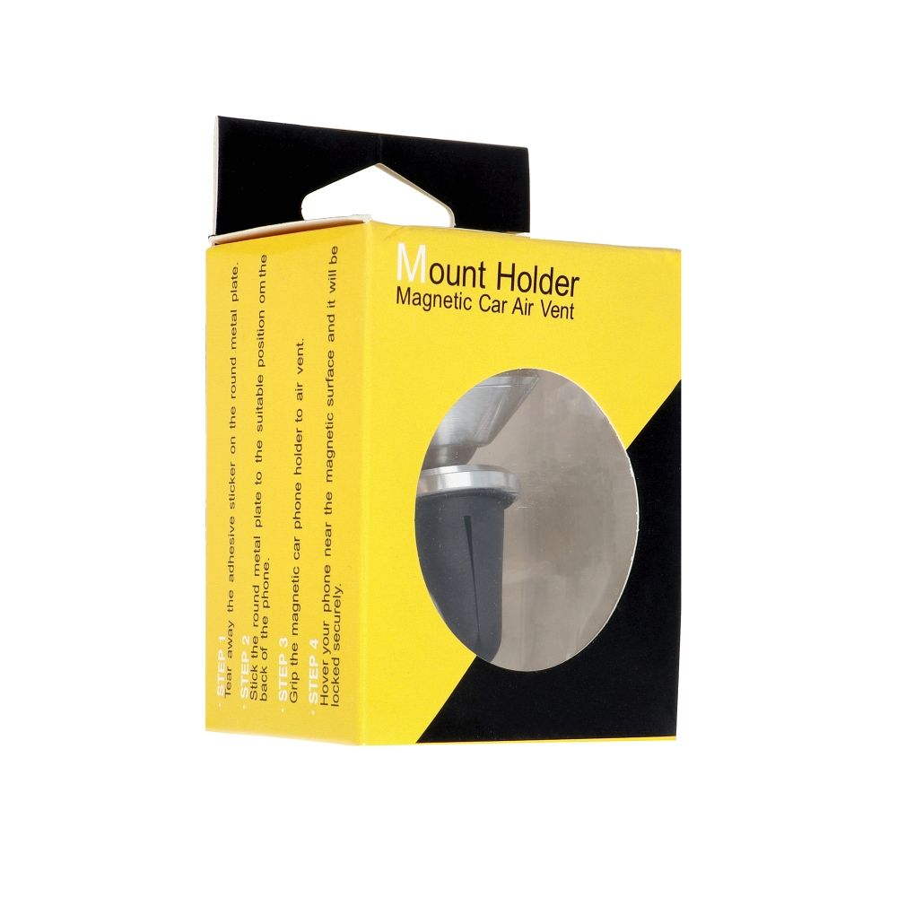 Suport magnetic pentru grila auto, argintiu