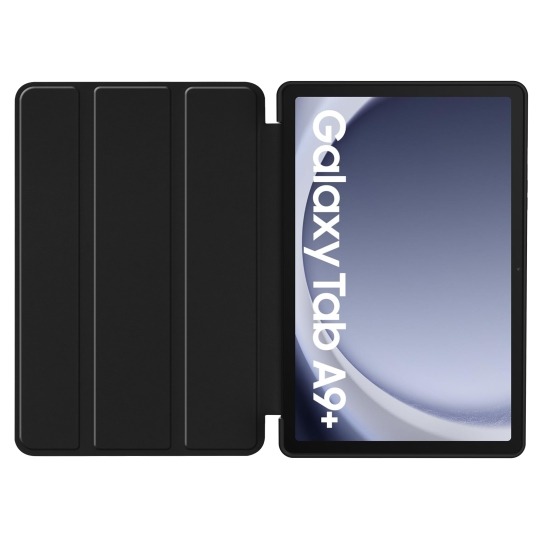Husă flip cover Tech-Protect pentru Samsung Galaxy Tab A9 Plus, neagră