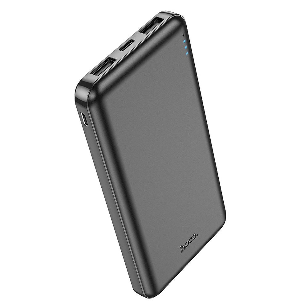 PowerBank 10000 mAh, 2.1A, Hoco J100, negru
