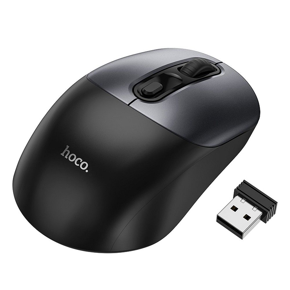 Mouse wireless hoco. 2.4G, GM28, negru