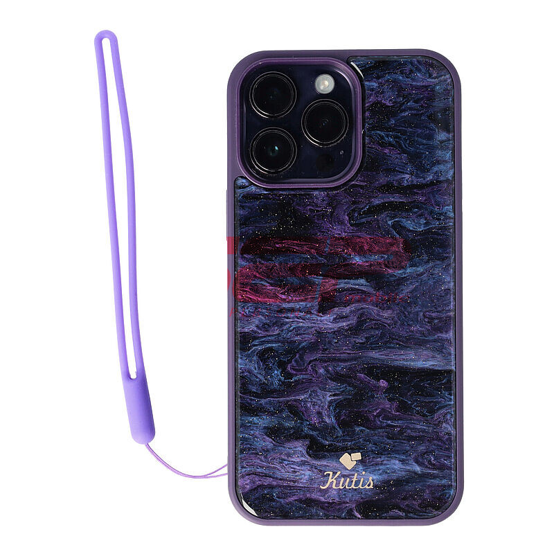 Accesoriu tip bratara din silicon pentru husa telefon mobil PURPLE