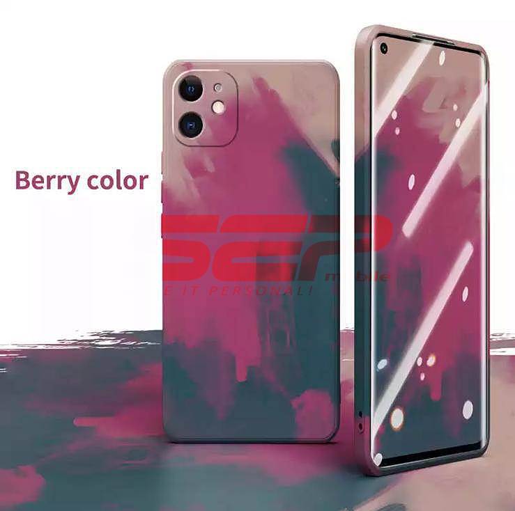 Toc silicon Watercolor Samsung Galaxy A72 Berry