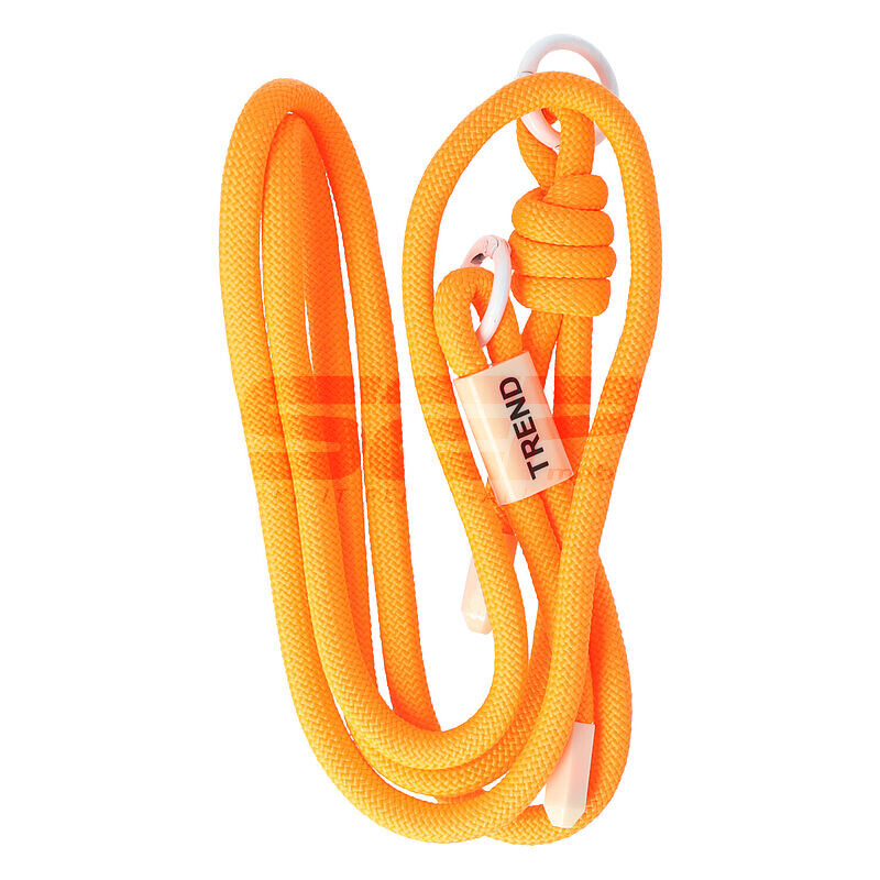 Snur textil dublu telefon mobil ORANGE