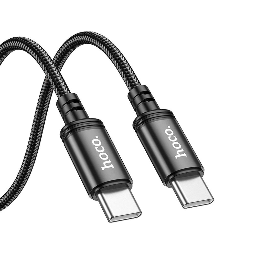 Cablu date și încărcare USB-C la USB-C, PD, 3A, 60W, X91, 3m, negru