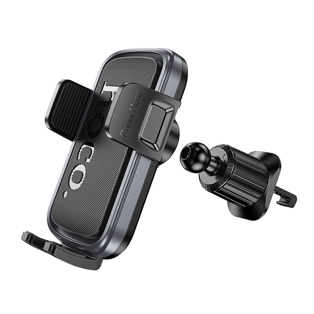 Suport auto, grilă, Hoco H78, negru și gri