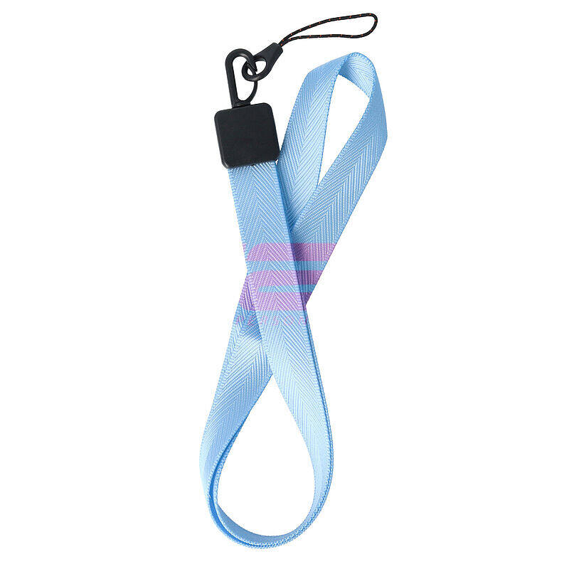 Snur textil Lines pentru telefon mobil SKY BLUE
