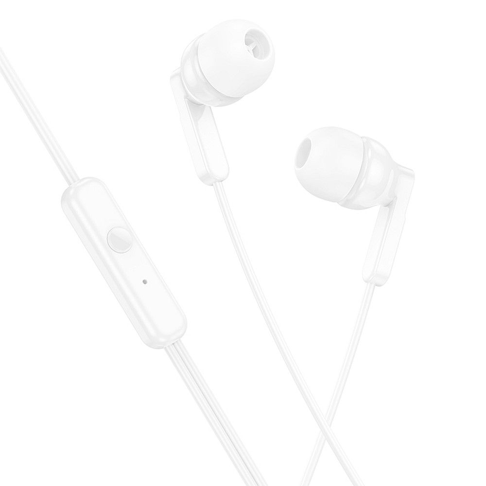 Căști cu fir hoco. Jack 3.5 mm, M121, albe