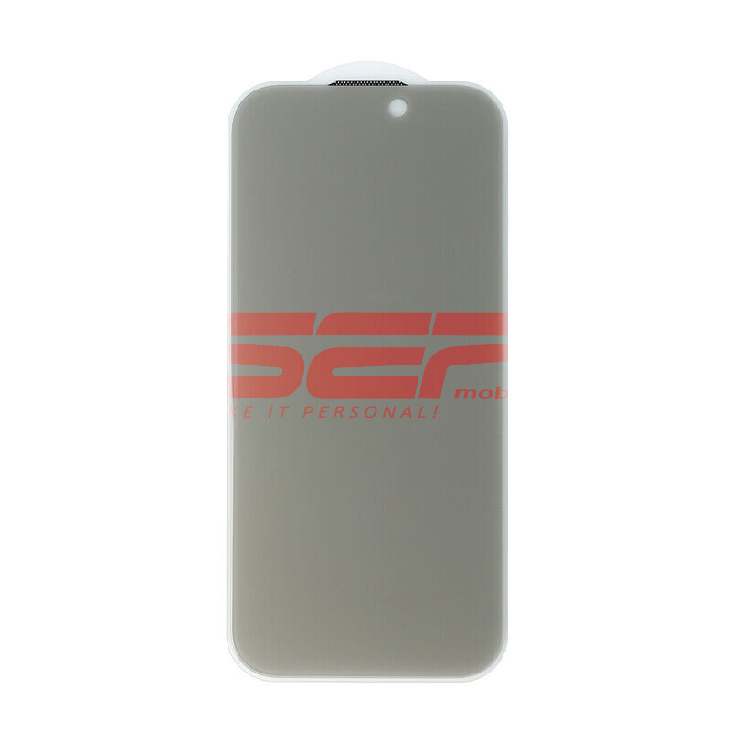 Folie protectie display sticla Bordless Privacy Apple iPhone 16 Pro Max