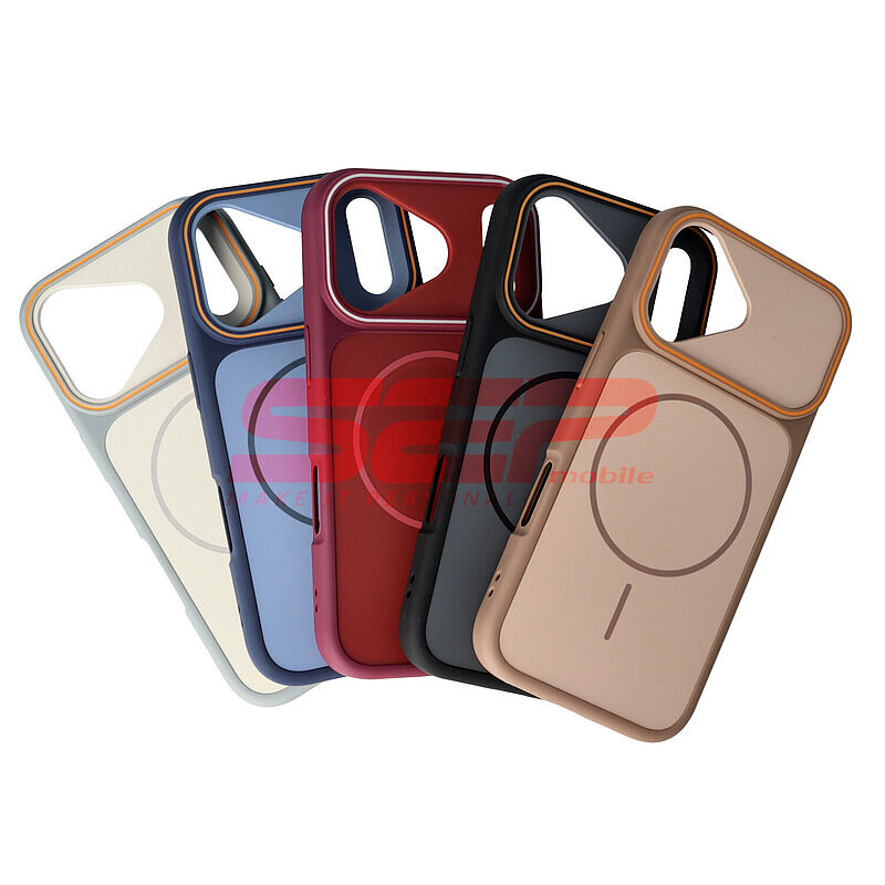 Toc TPU+PC MagSafe Dual Layer Apple iPhone 18 Pro Max Dark Cherry