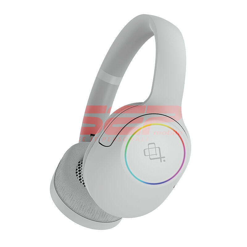 Casti audio Over the Ear cu microfon si LED Bodhi. BDI-251 GREY