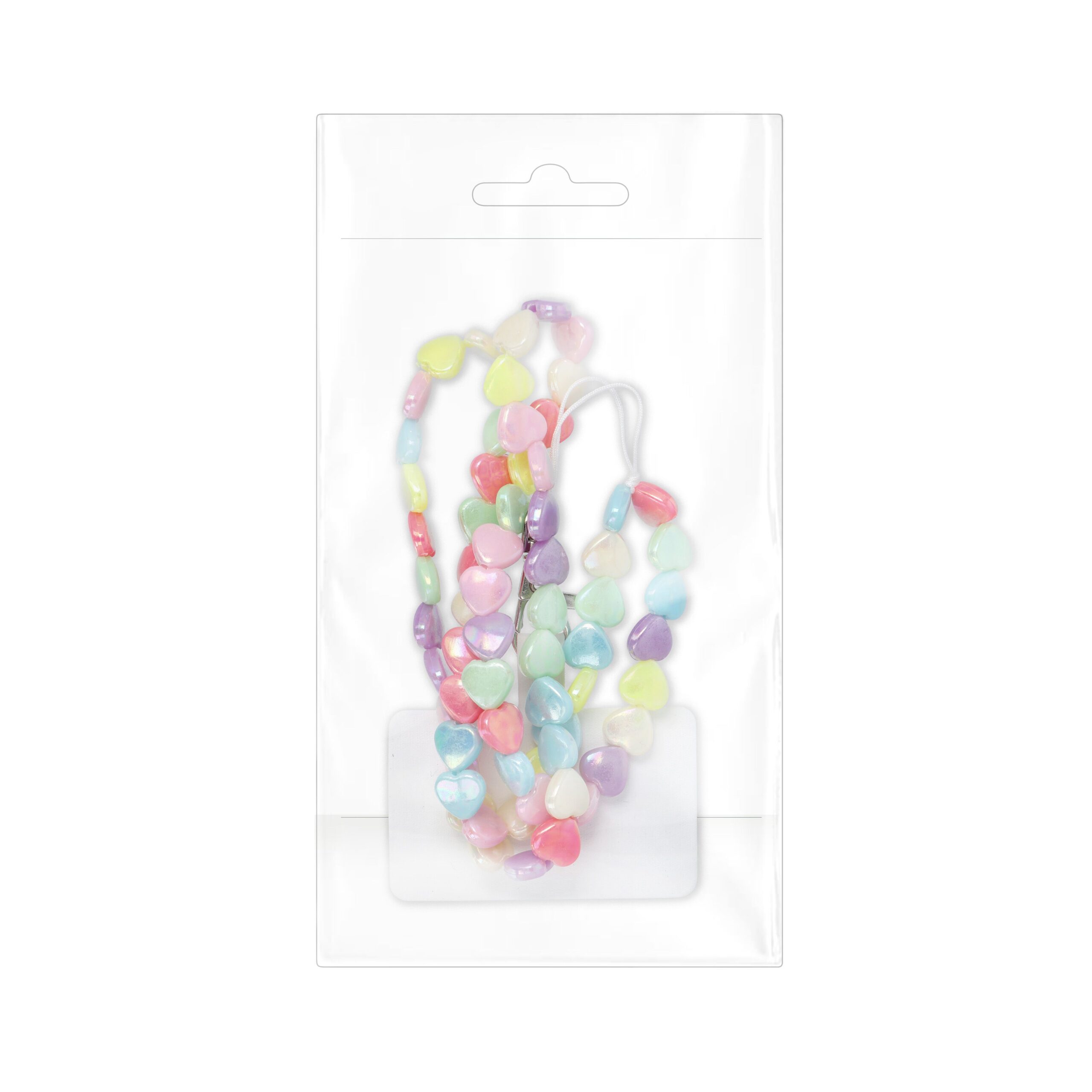 Șnur telefon PIXIE, pandantiv cu lungime șnur 68cm (34cm în buclă)- multicolor