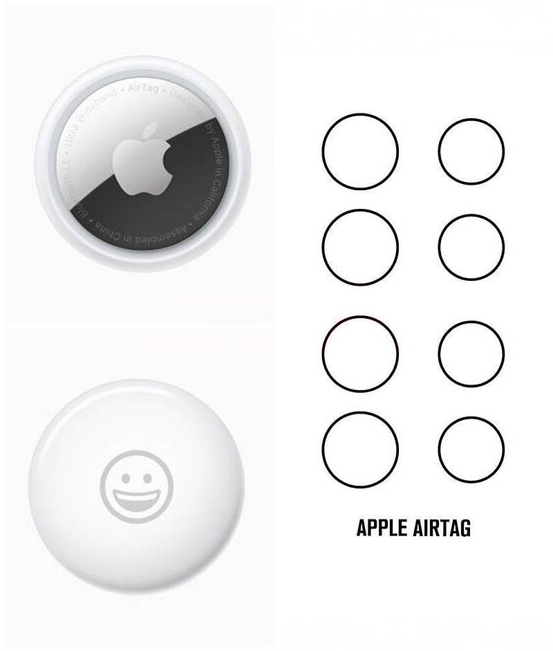 Folie protectie display Hydrogel TPU-HD AAA Apple AirTag Front & Back