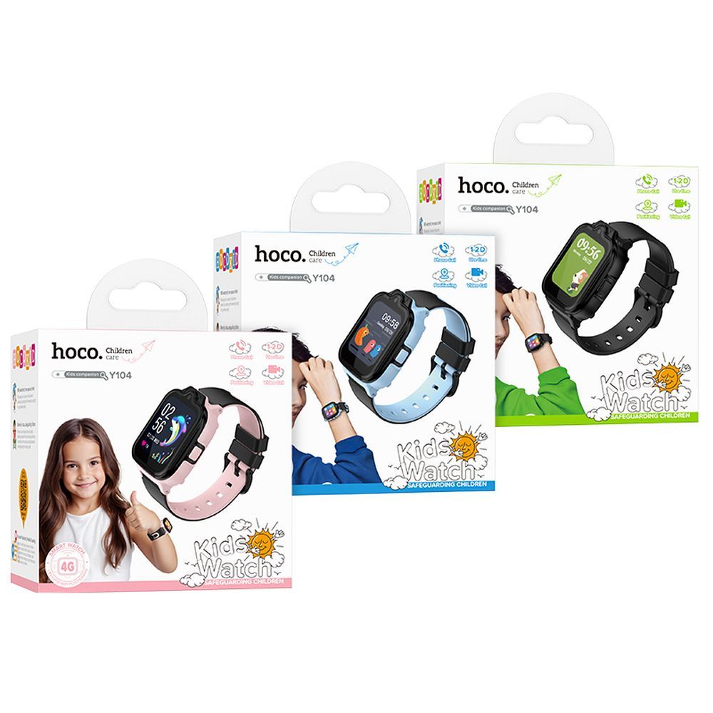 Smartwatch pentru copii hoco. Y104, albastru