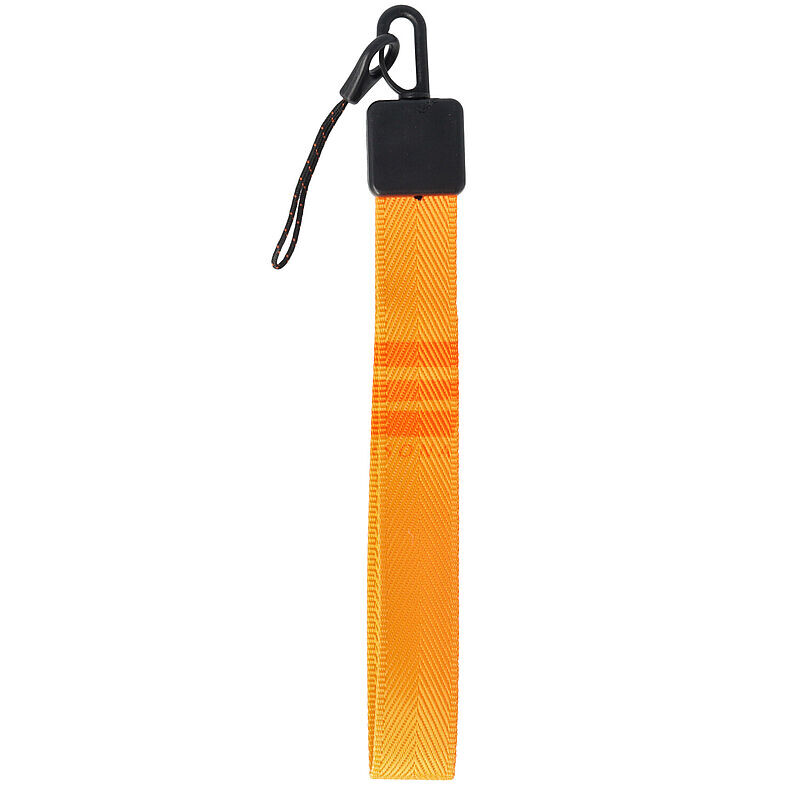 Accesoriu tip bratara textil pentru husa telefon mobil ORANGE