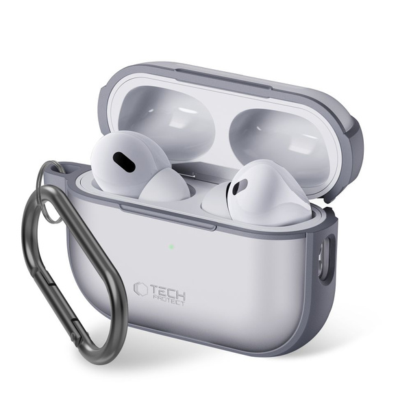 Husă TECH-PROTECT pentru AirPods Pro / Pro 2, gri