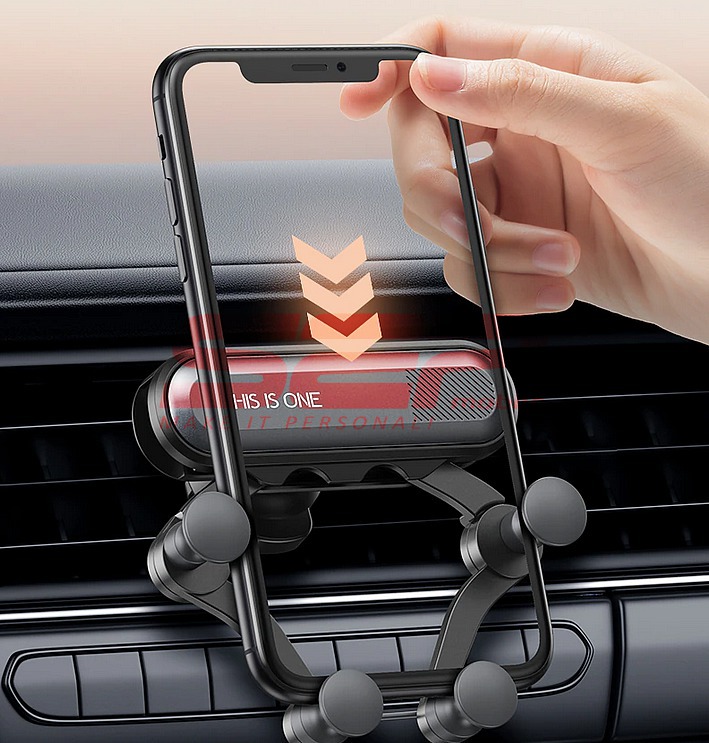Suport auto Gravity Mount pentru grila de ventilatie SILVER
