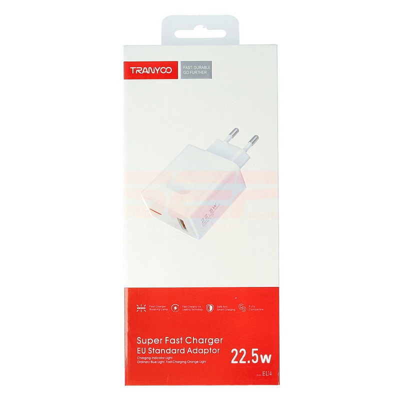 Adaptor priza USB Fast Charge TRANYOO 22.5W T-EU4