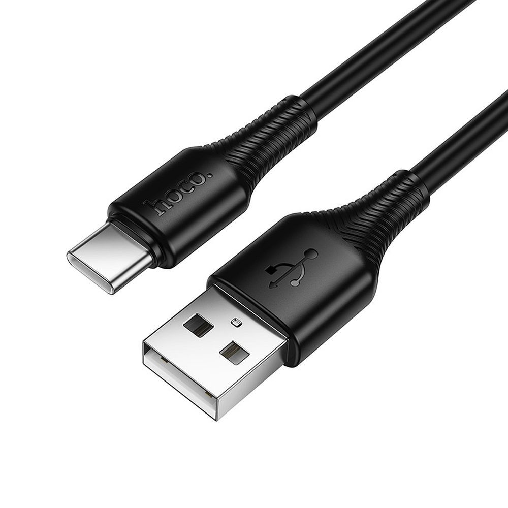 Cablu date și încărcare USB-A la USB-C, 3A, 1m, Hoco X120 ,negru