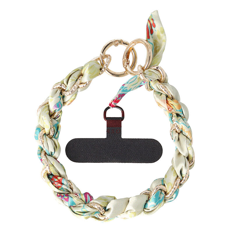 Accesoriu tip bratara cu lantisor pentru husa telefon mobil Design 13