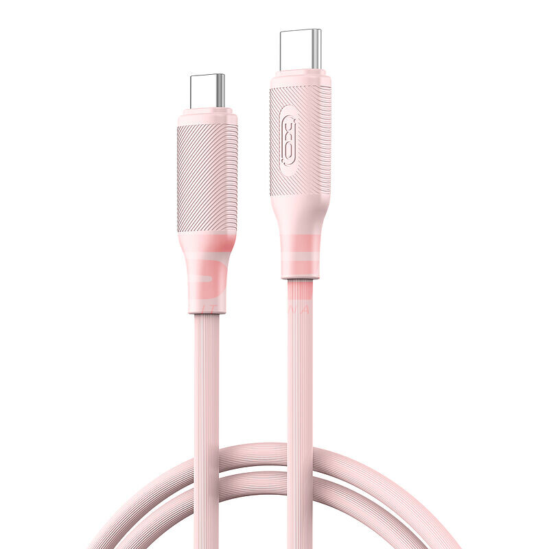 Cablu date Type-C - Type-C 60W XO NB-Q265B Pink