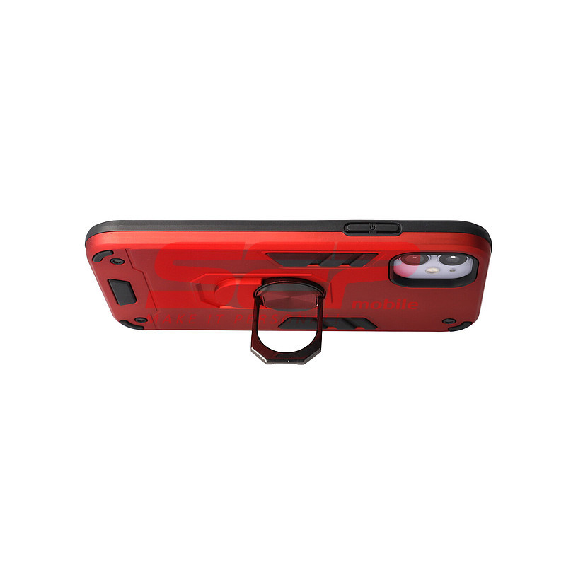 Toc TPU+PC Armor Ring Case Apple iPhone 12 mini Red