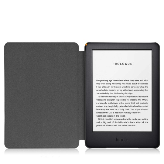 Husă flip cover Tech-Protect pentru Amazon Kindle 11 2022 / 12 2024, neagră