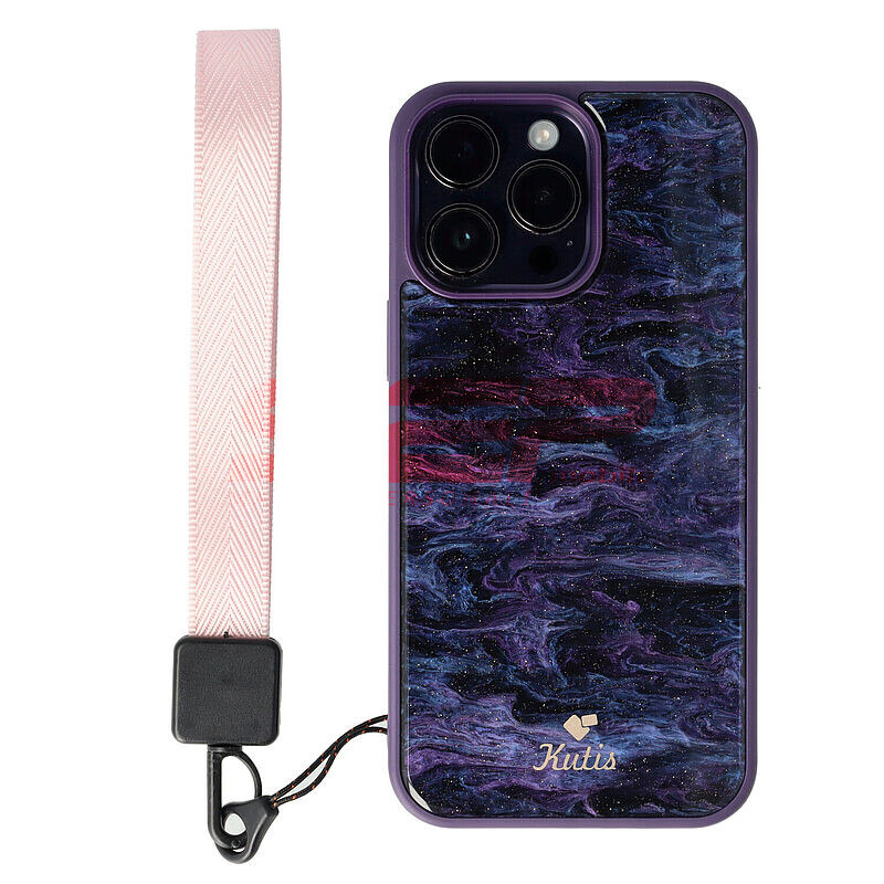 Accesoriu tip bratara textil pentru husa telefon mobil PINK