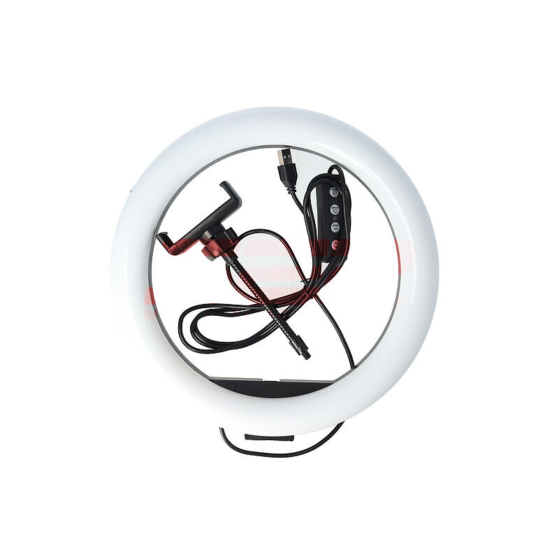Stand Live Profesional cu Ring Light LED 26cm, Trepied Reglabil și Suport Telefon – TikTok, YouTube, Instagram