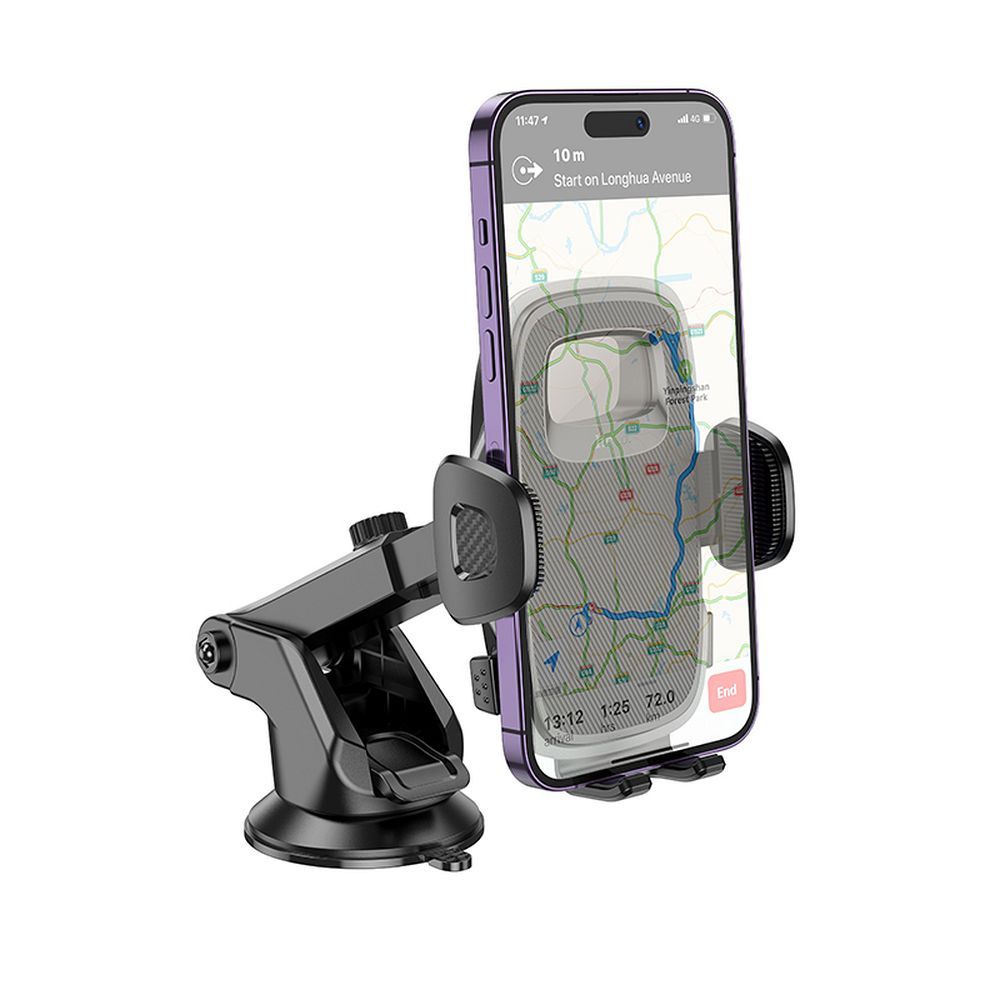 Suport auto hoco. pentru parbriz / consolă centrală H15 negru închis