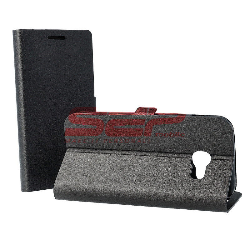 Toc FlipCover Stand Magnet Samsung Galaxy J4 2018 NEGRU