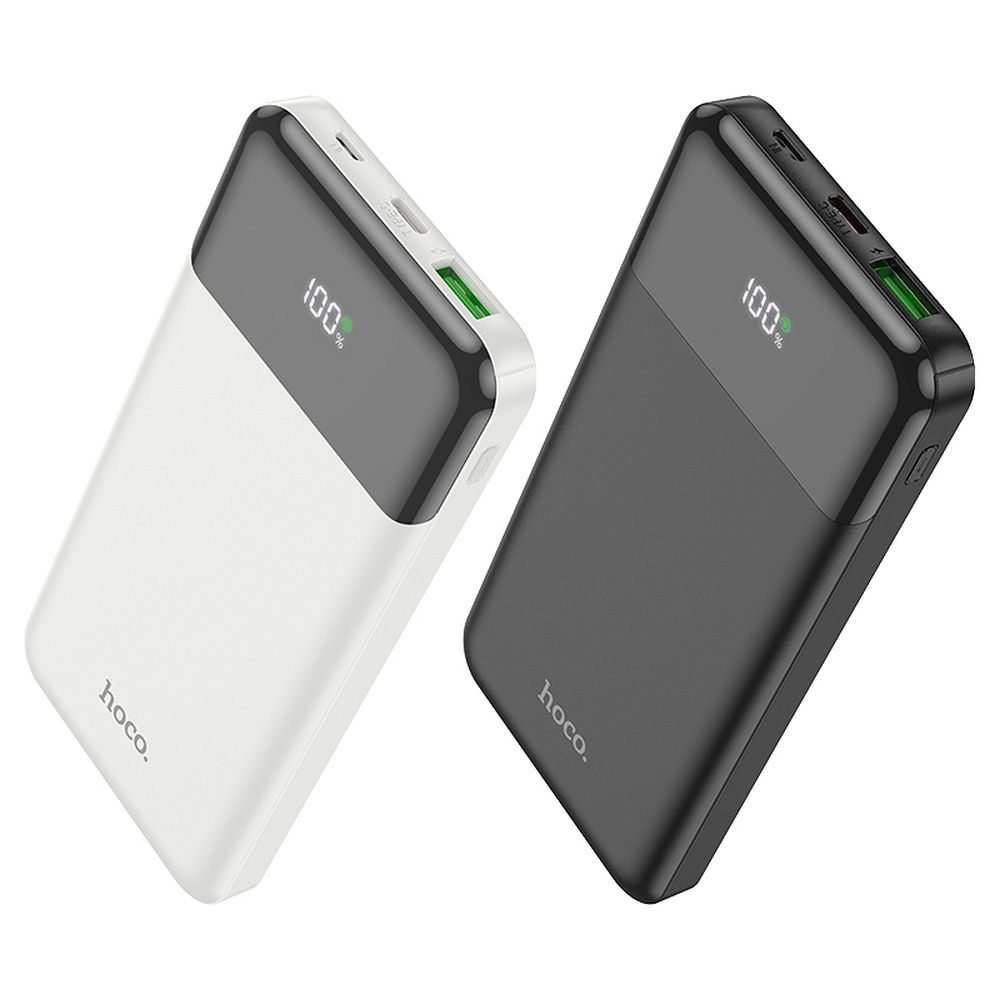 Power Bank hoco. 10.000 mAh, PD QC3.0 3A 20W, alb