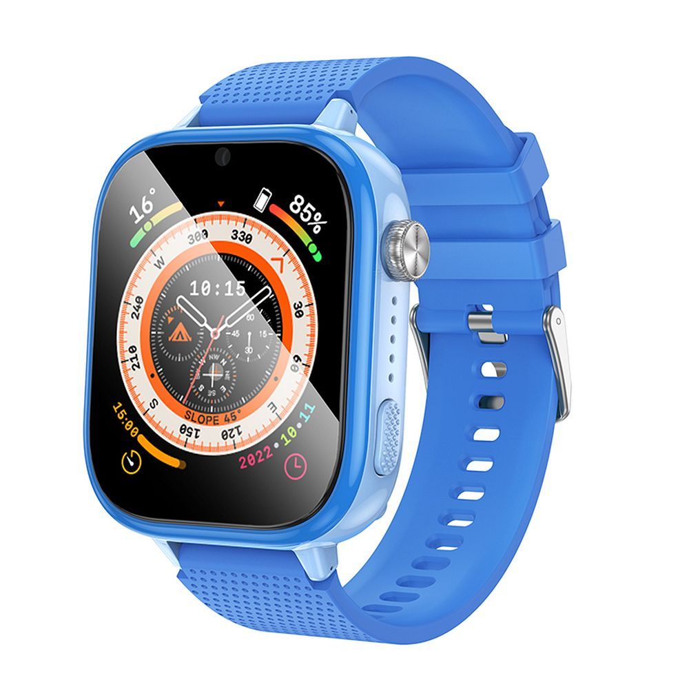 Smartwatch hoco. pentru copii cu funcție de vorbire 4G, model Y101, albastru