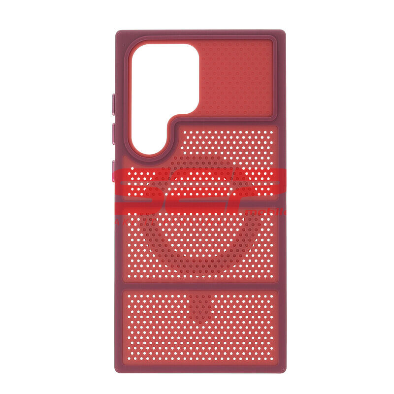 Toc TPU+PC Air Grid Samsung Galaxy S24 Ultra Burgundy