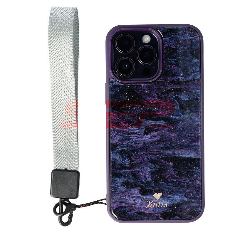 Accesoriu tip bratara textil pentru husa telefon mobil SILVER
