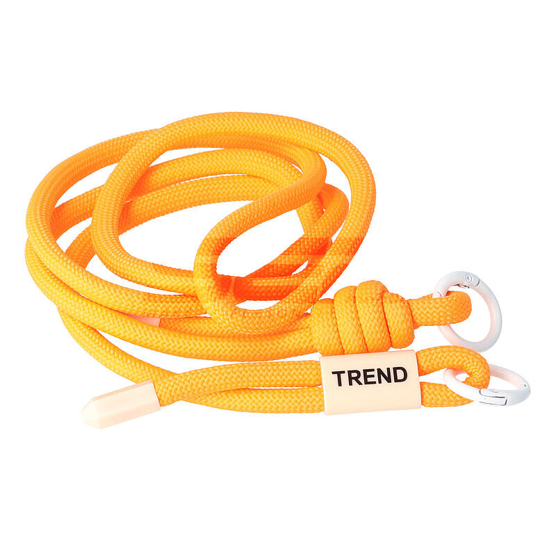 Snur textil dublu telefon mobil ORANGE