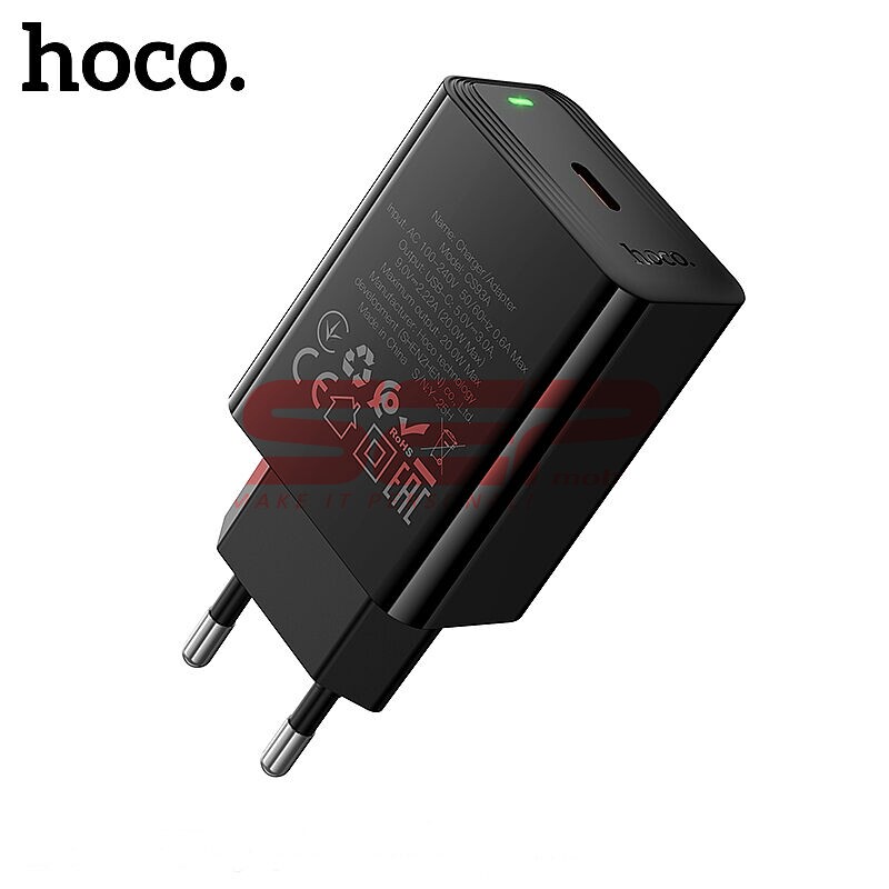 Incarcator retea Fast Charge USB-C 20W Hoco. CS93A