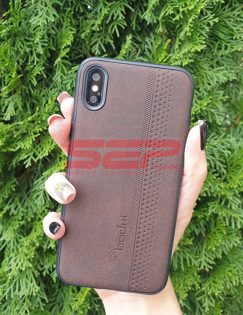 Toc TPU Leather bodhi. Samsung Galaxy S21 Ultra Brown